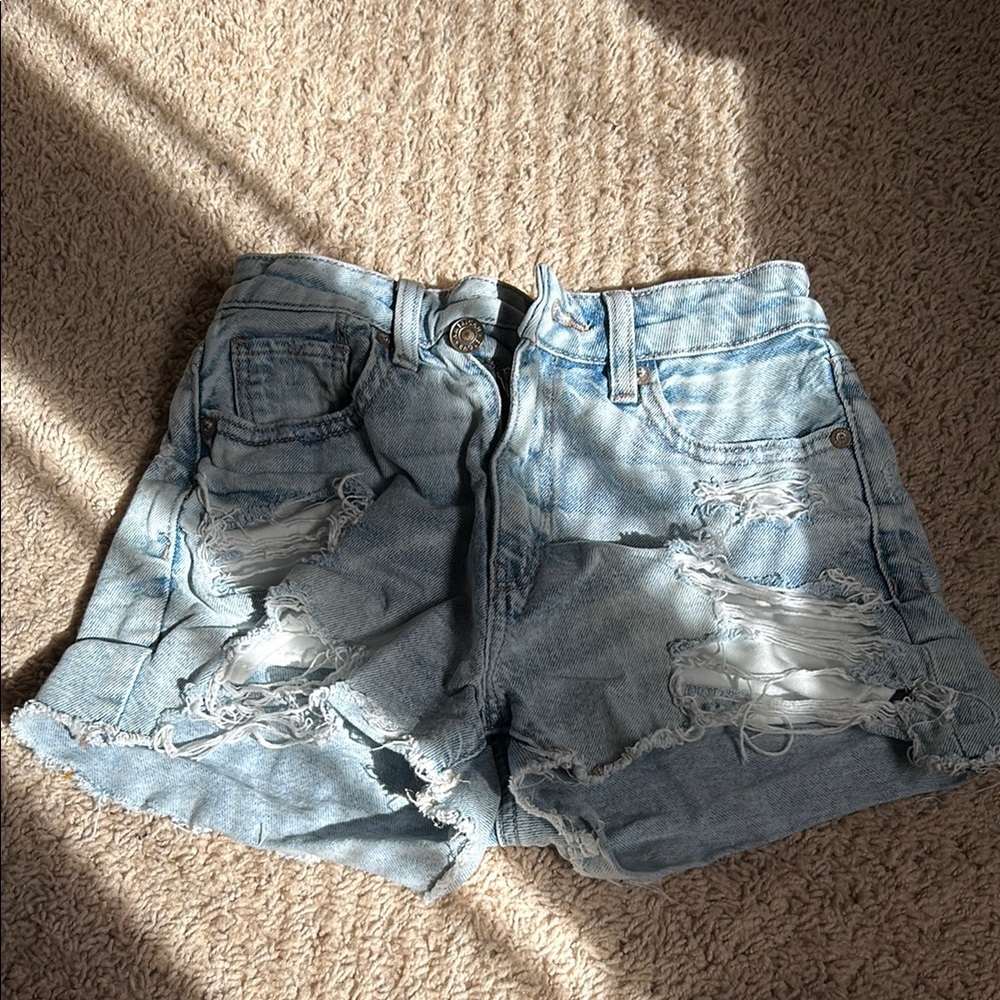 American Eagle Distressed Denim Shorts